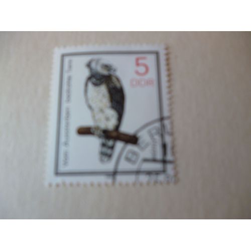 Timbre "Allemagne De L'est :Harpy:Protection De La Nature."