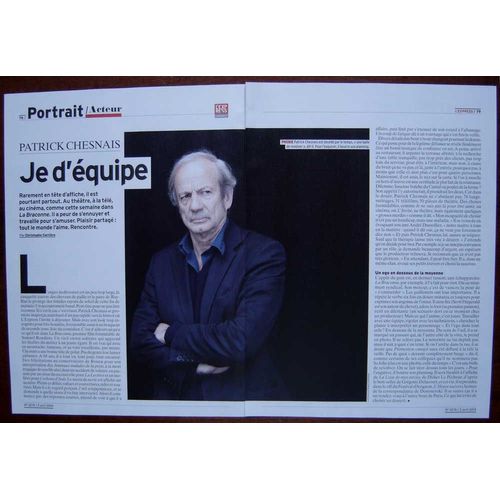 L'express N°3274, Coupure De Presse, Patrick Chesnais