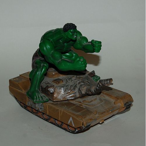 Marvel Hulk Sur Un Char Toy Biz Army 90/00