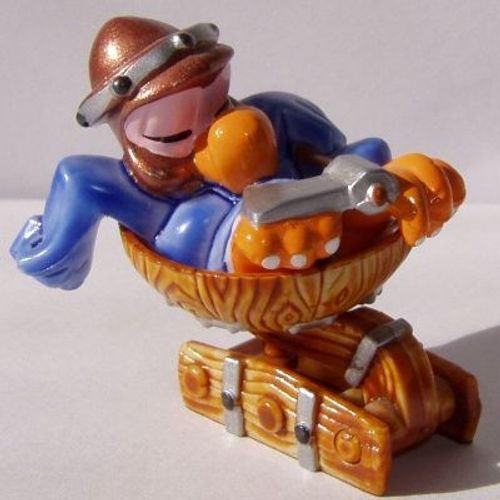 Figurine Kinder Monobloc 2001 "Chevaliers Condors" Dodo Catapulte