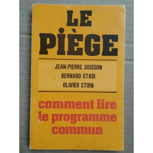 Le Piège Comment Lire Le Programme Commun Le Masque