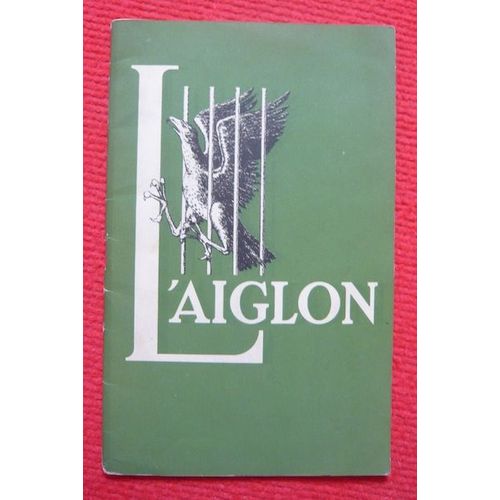 Programme L¿Aiglon 1950 ¿ Théâtre Sarah-Bernhardt