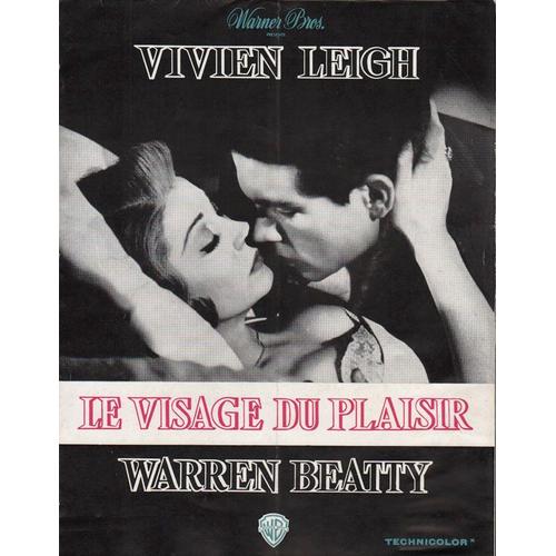 Le Visage Du Plaisir, Synopsis Dépliant, Jose Quintero Avec Vivien Leigh, Warren Beatty, Lotte Lenya