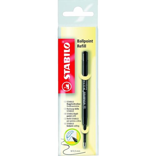 Stabilo Lot De 3 Mines De Recharge Pour Stylo À Bille Com4ball, Easyball, Smartpen, Noir