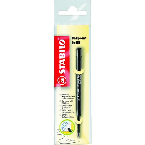 Stabilo Lot De 6 Mines De Recharge Pour Stylo À Bille Com4ball, Easyball, Smartpen, Noir