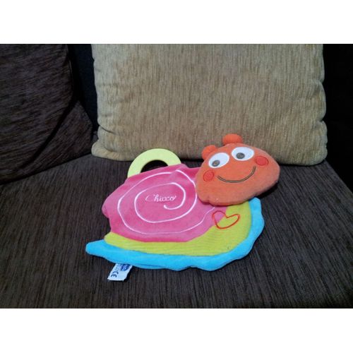 Doudou Plat Escargot Multicolore De Chicco