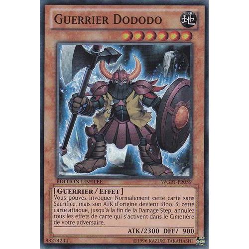 Guerrier Dododo - Super Rare - Wgrt-Fr059 ! Yu-Gi-Oh