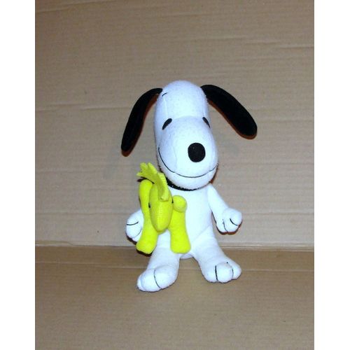 snoopy et woodstock peluche ferrero 23 cm