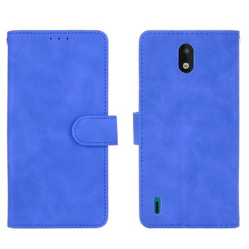 Étui Pour Nokia 1.3 Avec Porte-Cartes Kickstand Insertion De Carte Coque En Cuir Folio Flip Housse De Protection Protection Complète - Bleu