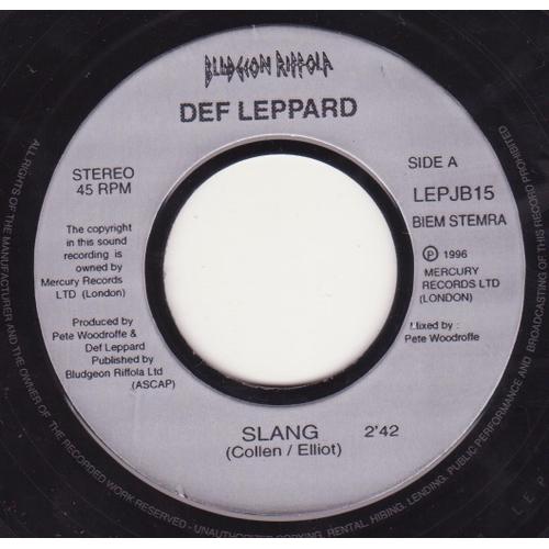 7" Juke Box U.K. Slang / Animal (Live Acoustic) Lepjb 15