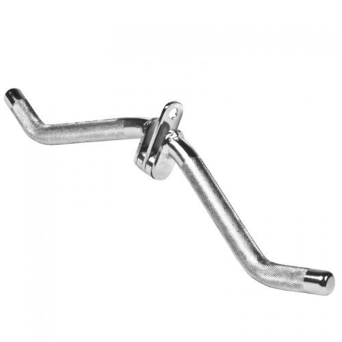 Gorilla Sports - Barre Triceps Curl Avec Élément D'attache Y-37