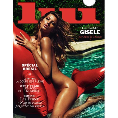 Lui N°8 - Juin 2014 - Gisele Bundchen