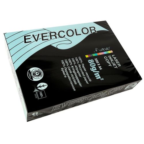 Clairefontaine Lot de 5 Ramettes 500 Feuilles Papier 80g A4 210x297 mm Certifié Ange Bleu  Bleu