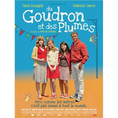 Du Goudron Et Des Plumes-Véritable Affiche De Cinéma Pliée-Format 40x60 Cm- De Pascal Rabaté Avec Sami Bouajila, Isabelle Carré, Daniel Prévost, Zinedine Soualem, Talina Boyaci, Laura Genovino- 2014