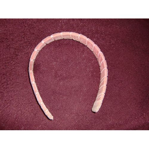 Serre-Tête Velours Rose
