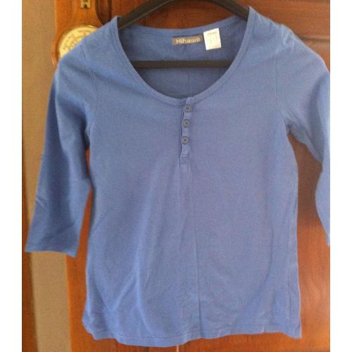 T-Shirt  Bleu   T 13/14 Ans Comme Neuf