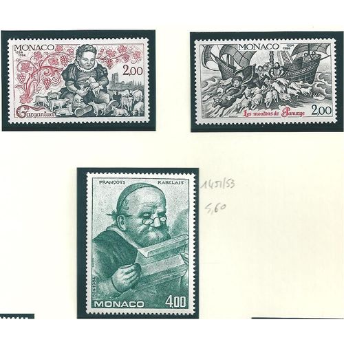 Monaco N° 1451 À 1453