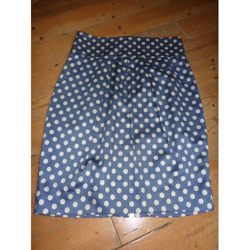 Jupe Sinéquanone À Pois Bleu Et Tee Shirt T36