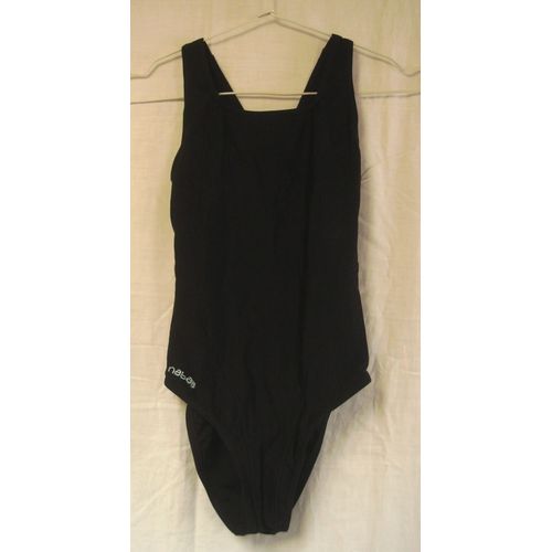 Maillot De Bain Noir Nabaiji - Taille 38