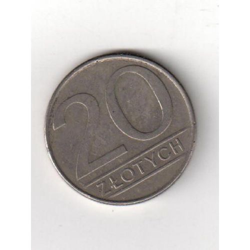 Pièce 20  Zlotych : Pologne. 1966