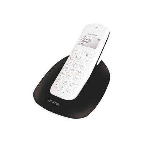 Logicom Manta 150 - Téléphone sans fil avec ID d'appelant - DECT\GAP - noir