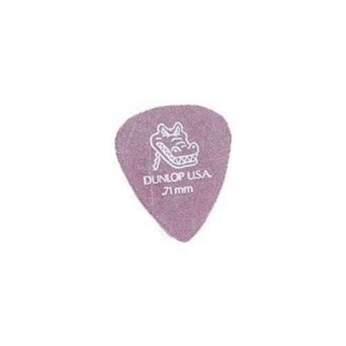 Dunlop Gator Grip Médiator 0.71 Mm Violet Foncé (12x)