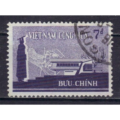Vietnam Du Sud 1965 : Enseignement Supérieur - Timbre 7 D. Violet Oblitéré