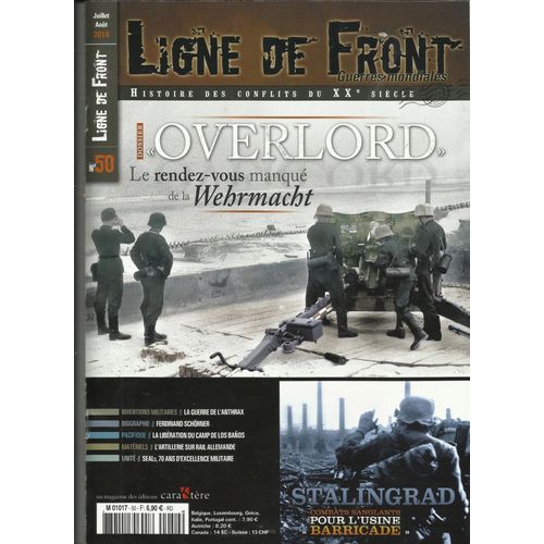 Ligne De Front 50  "Overlord" Le Rendez-Vous Manque De La Wehrmacht