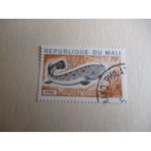 Timbre "Mali :Malopterurius Electricus".