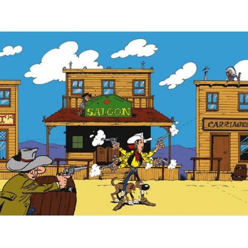 Puzzle 500 Pièces - Lucky Luke : Fusillade En Pleine Rue