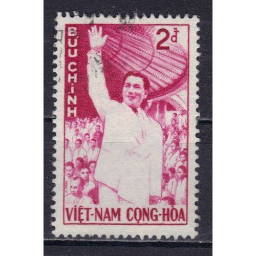 Vietnam Du Sud 1961 : Réinvestiture Du Président Nog Din Diem - Timbre Oblitéré