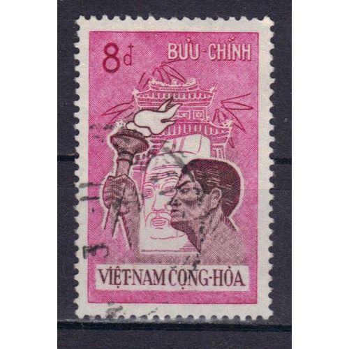 Vietnam Du Sud 1961 : Réarmement Moral De La Jeunesse - Timbre Oblitéré