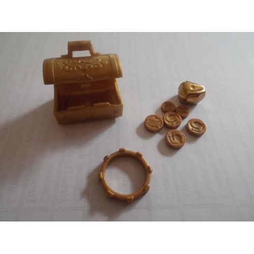 Lot Playmobil Coffre Avec Trésor En Or