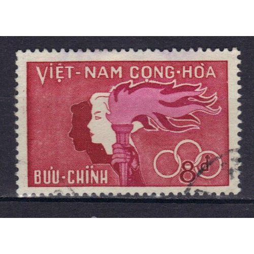 Vietnam Du Sud 1961 : "Sports Et Jeunesse" - Timbre Oblitéré