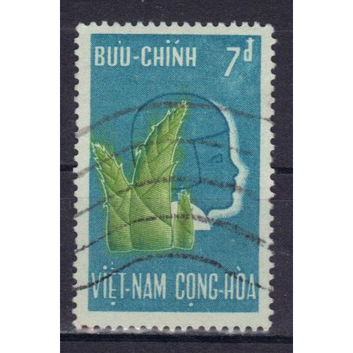 Vietnam Du Sud 1961 : Protection De L'enfance - Timbre Oblitéré