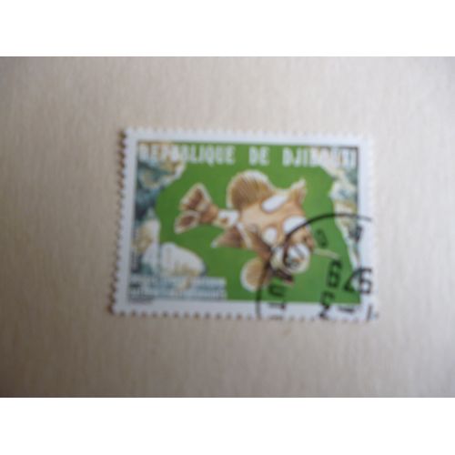 Timbre "Djibouti 1978 :Douces Lèvres Arlequin".