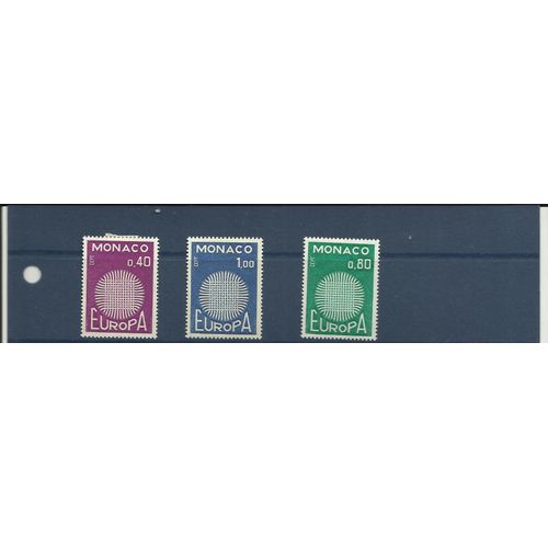 Timbres Neufs Monaco Europa