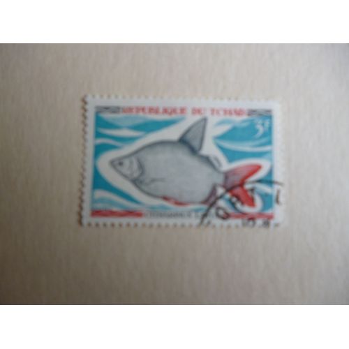 Timbre "Tchad :Citharinus Latus".