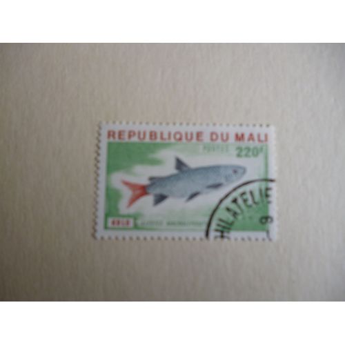 Timbre "Mali :Alestes Macrolepidotus".