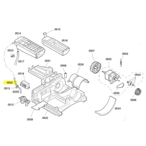 00094041. TUYAU DE REMPLISSAGE REP 0525 BOSCH B/S/H