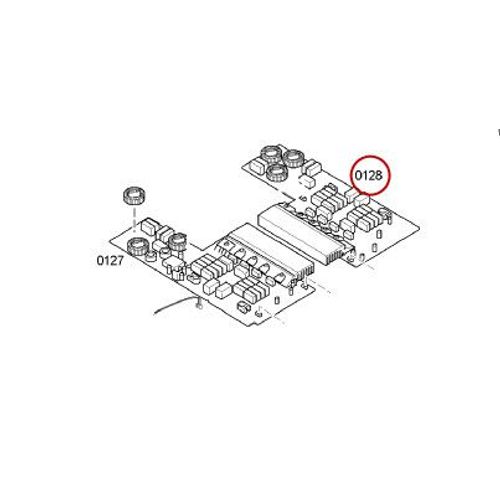 MODULE DE PUISSANCE 2 INDUCTEURS POUR TABLE DE CUISSON BOSCH - 00662949