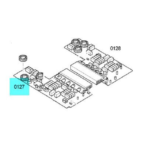 MODULE DE PUISSANCE 1 INDUCTEUR GAUCHE POUR TABLE DE CUISSON BOSCH - 00666006