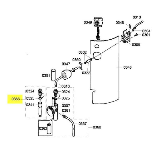 Siemens - Embout Emultion Rep 0363 - Ref: 00608148