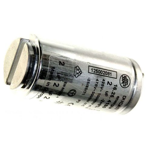 125002081. CONDENSATEUR RELAIS 2µF 450 V ARTHUR MARTIN ELECTROLUX