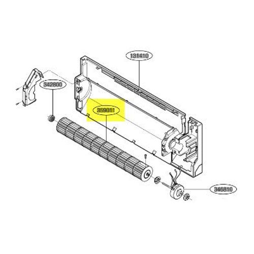 5901A92441E. TURBINE VENTILATEUR SEULE LG