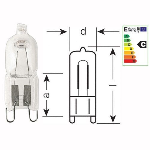 Divers Marques - Lampes G9 Dichroiques Halopar - Ref: 66733