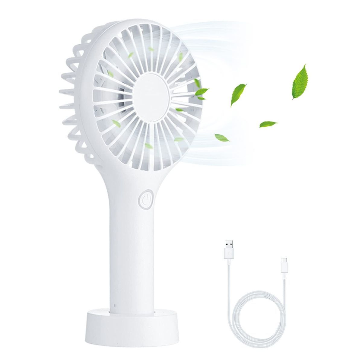 Ventilateur �lectrique portable (blanc)