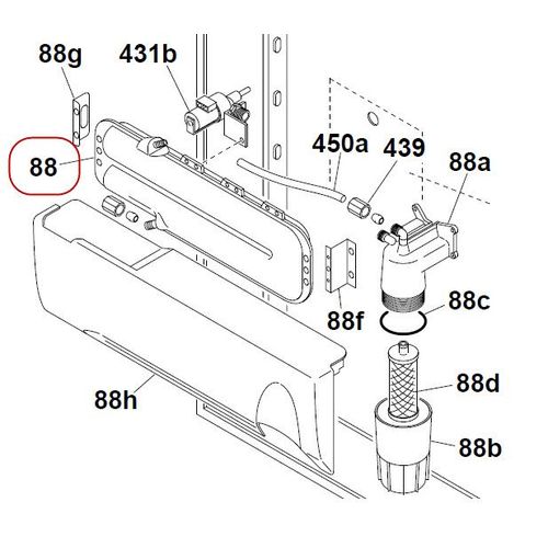 91600376. RESERVOIR EAU FROIDE HOOVER