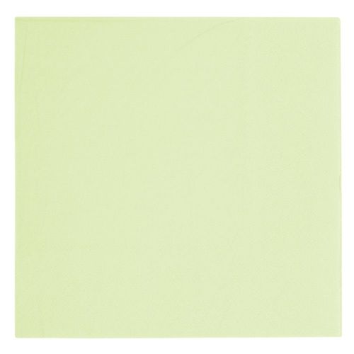 20 SERVIETTES PAPIER BIO 33CM VERT PASTEL