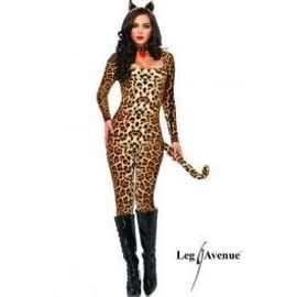 Costume Combinaison Moulante Leopard - Leg Avenue Leg Avenue Léopard Sm